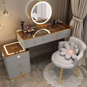 Smart LED Vanity Dressing Mirror With Cabinet
