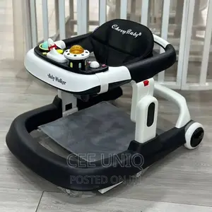 Adjustable 4 in 1 Baby Walker With Music and Push Walker