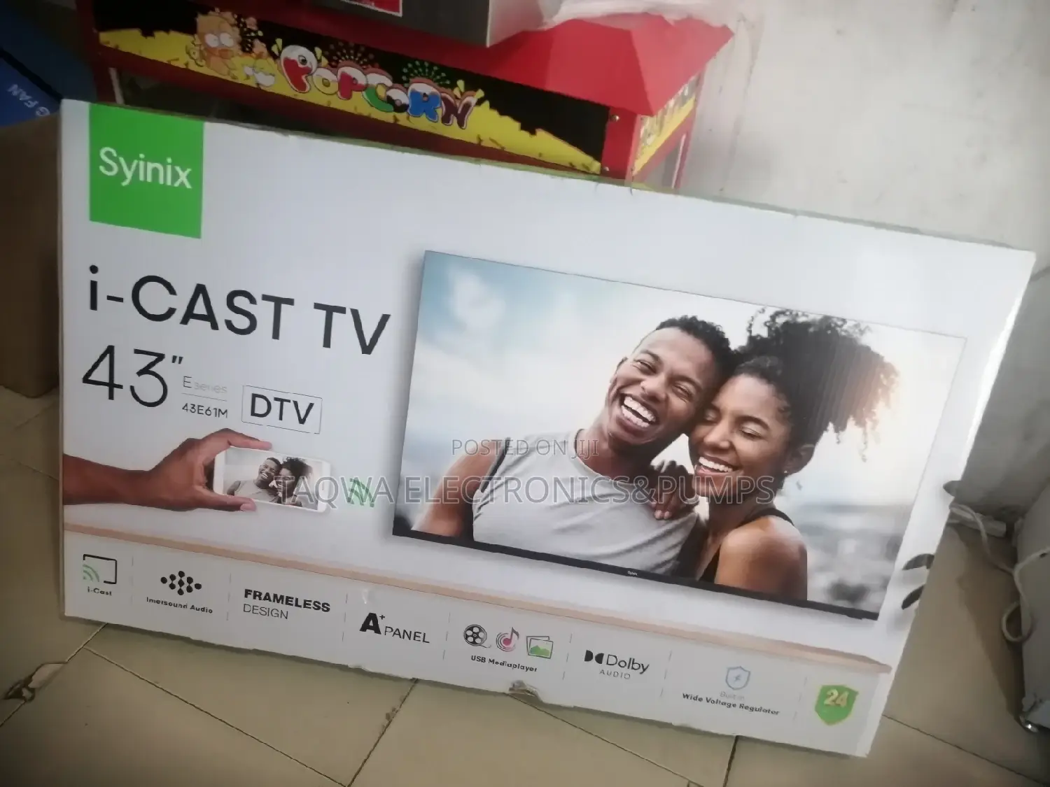 New Digital Satellite Syinix 43inch Tv