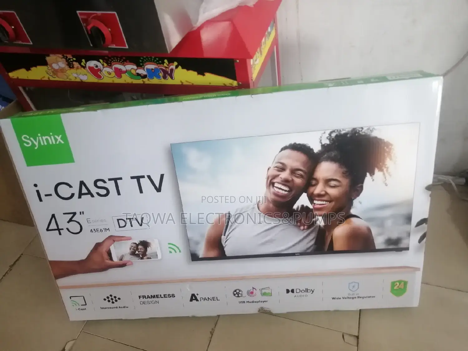 Brand New Syinix I-Cast 43inch Tv