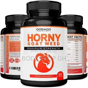 Horny Goat Weed + Maca -Extra Strength - Sexual Enhancement
