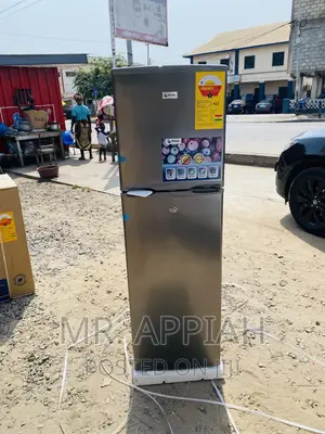 Affordable Pearl PF-270 Ix 2 Door Electric Fridge(Gray).