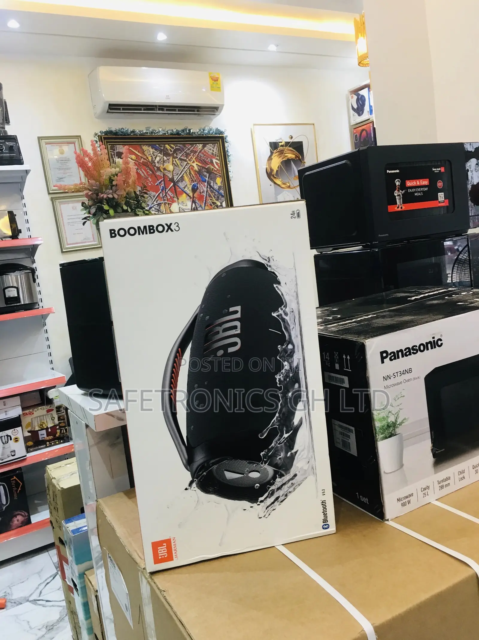 Boombox3 Electric Black JBL Bluetooth Wireless Speaker