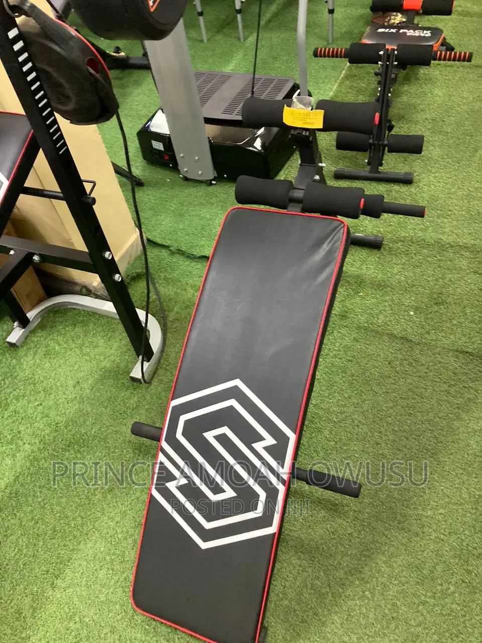 Sit Up Exercise Bench With Spring Resistance Band