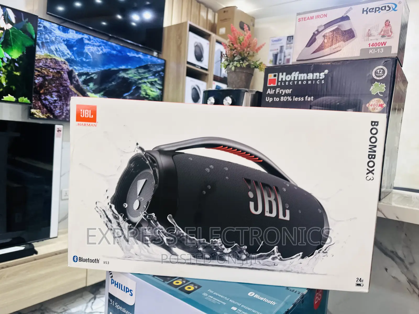 A Modern Bluetooth Speaker JBL Boombox 3
