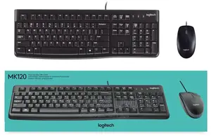 Logitech Mk120 Usb Keyboard And Mouse Set