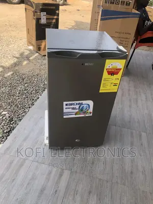New Bruhm Fridge 86L Single Door Silver