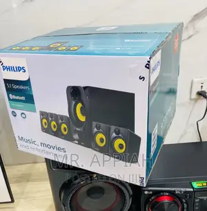 New Philips Bluetooth Home Theater System(Black).