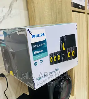 Well Designed Philips Bluetooth Home Theater(Black).