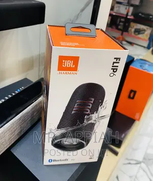 Rechargeable Portable Bluetooth Speaker(JBL Flip 6).