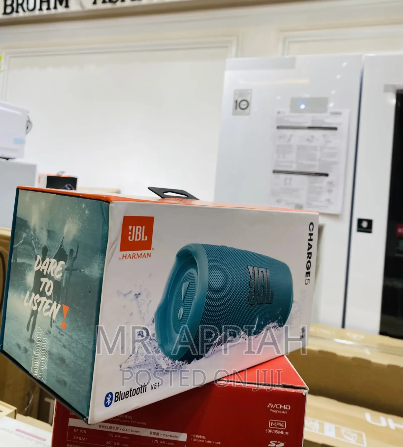 Super Adorable JBL Charge 5 Rechargeable Bluetooth Speaker.