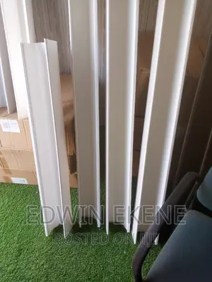 White PVC Rain Gutter and Down Pipe