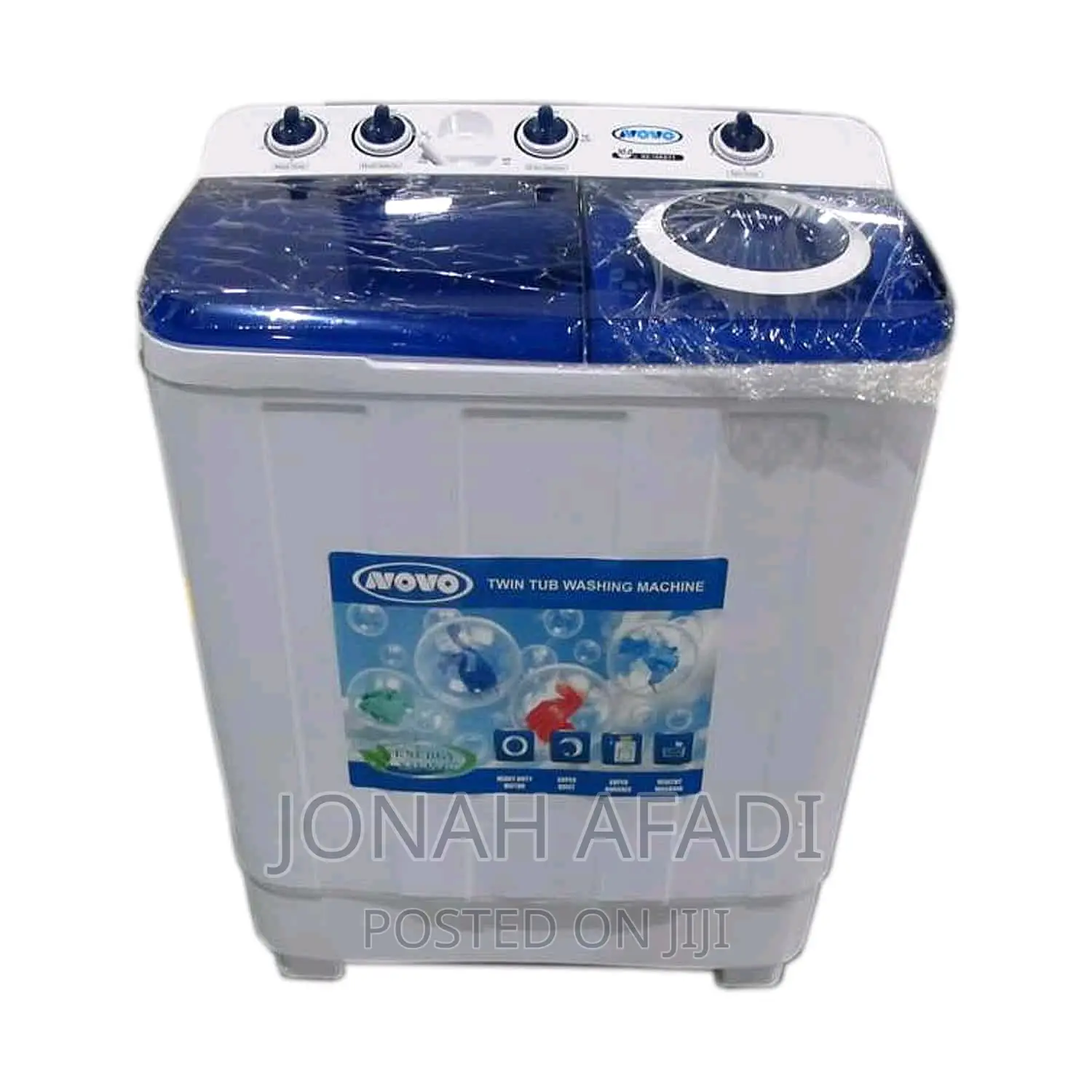 Novo 7kg Twin Tub Semi Automatic Washing Machine Nv-7kgtt