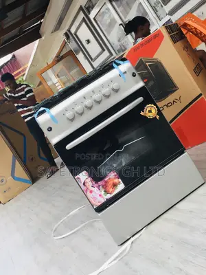 Glass Lid 4 Gas Cooker Oven With Grill 60x60 Ferre Burner