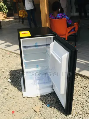 82L Pearl Topfreezer PF-109 Black Glass Electric Fridge