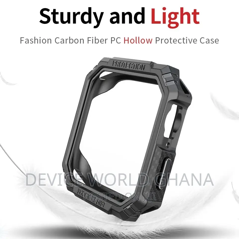 Edge Carbon Fiber Bumper Case for Apple Watch Series 1-9