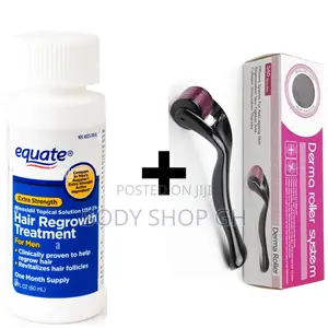 Equate Minoxidil + Derma Roller Hairline and Baldness Pack