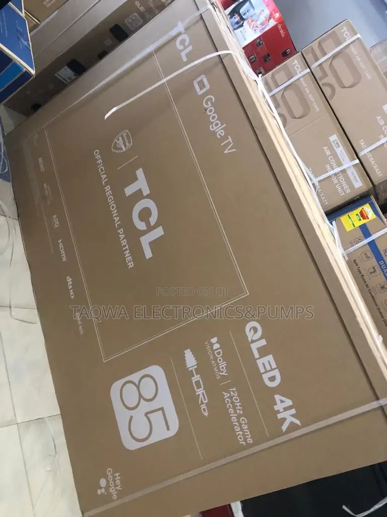 TCL 85 Inches QLED Brand New Tv