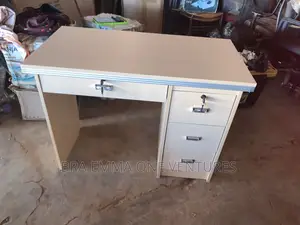 1m Office Table With Drawers