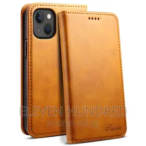 Apple iPhone 15 /14/13/12/11/ Series Leather Flip Cover
