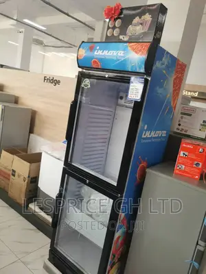 Innova Double Door Display Fridge 450L Double Glass Door