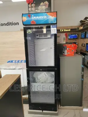 Innova Double Door Display Fridge 450L Fantastic