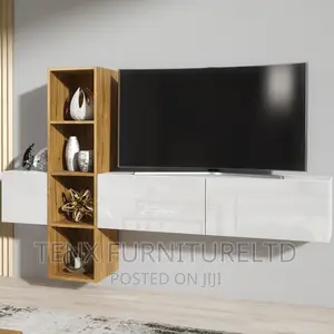 Tv Unit With Floating Console (Modern and Stylish )