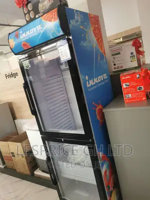 Innova Double Door Display Fridge 450L○●