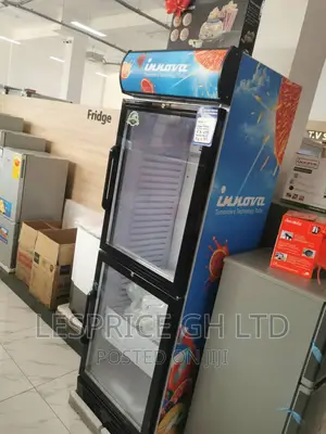 Innova Double Door Display Fridge 450L