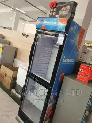 First Rate Innova Double Door Display Fridge 450L