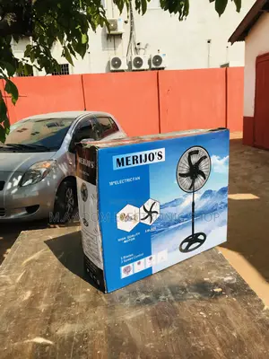 Energy Saving Merijo’S 18 Inch Electric Standing Fan(Black).