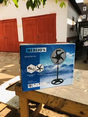 Energy Sufficient Merijo’S Electric Standing Fan(Black)