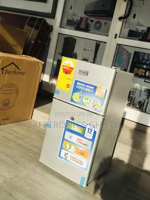 Electric Topfreezer Gray Nasco Doubledoor Nasf2-120 Fridge