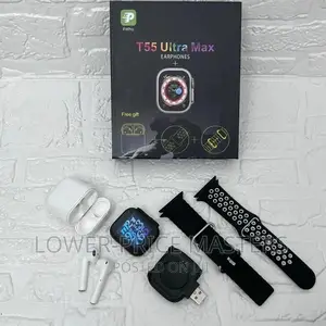 T55 Ultra Max Smartwatch 8 With Airpod 2 in 1