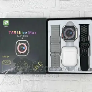 T55 Ultra Max Smartwatch 8 With Airpod 2 in 1