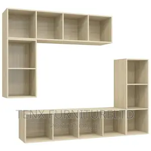 Tv Cabinet Set 4 Piece ( Sonoma Oak)