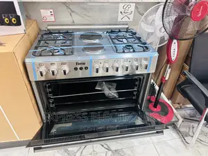 Original New Sliver 4+2 Electric Gas Cooker Oven Grill _.
