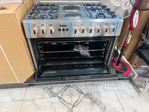 4+2 Stove Gas Electric Cooker Oven Grill Ferre Sliver __