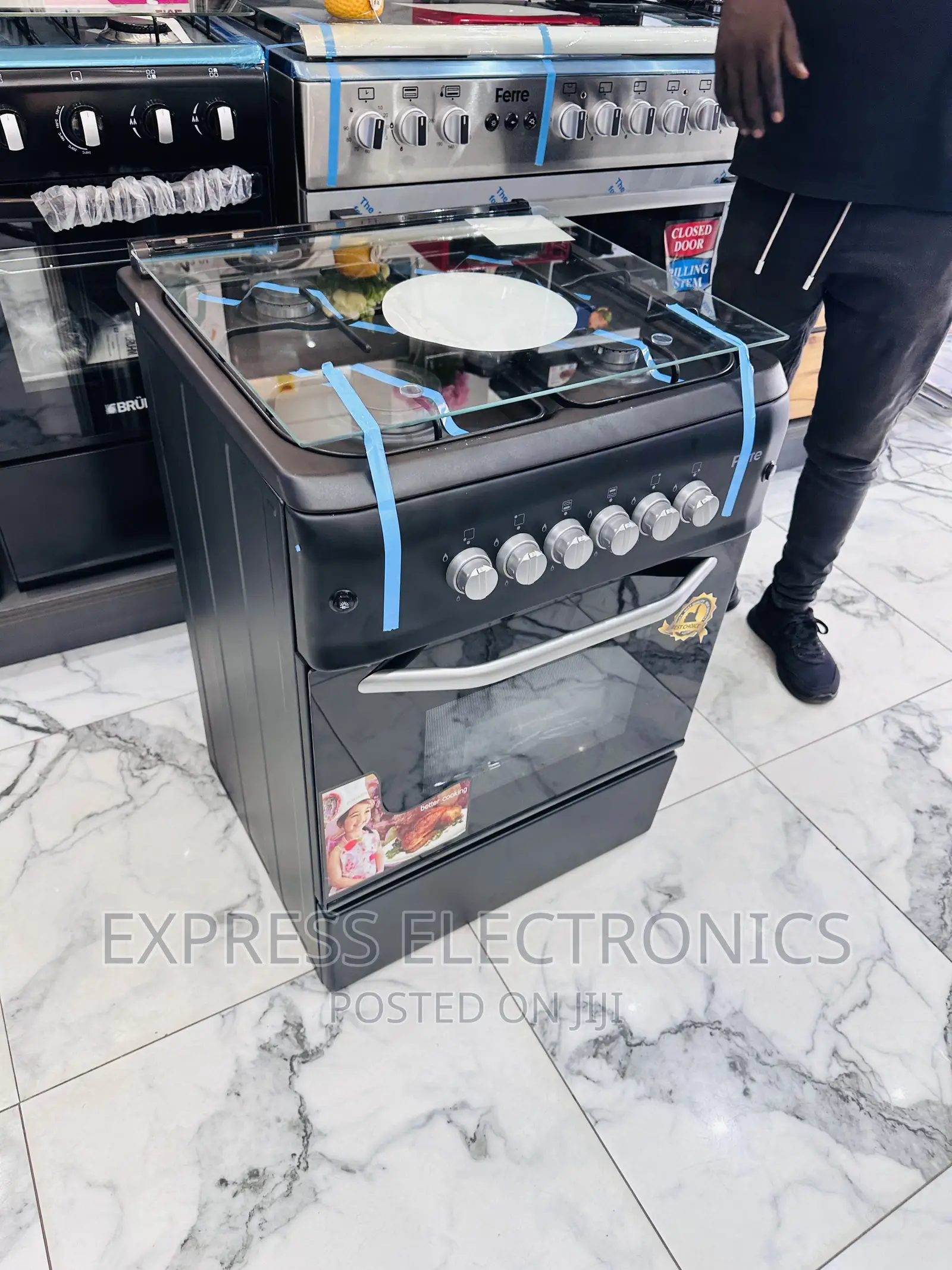 Very Less Price Ferre 60/60 Gas Cooker Oven Grill 4burner