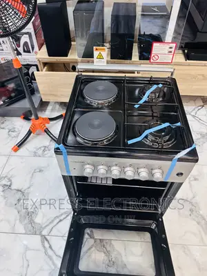 Sliver Sleek New Volcano 2-2 Gas Electric Stove Best Sale