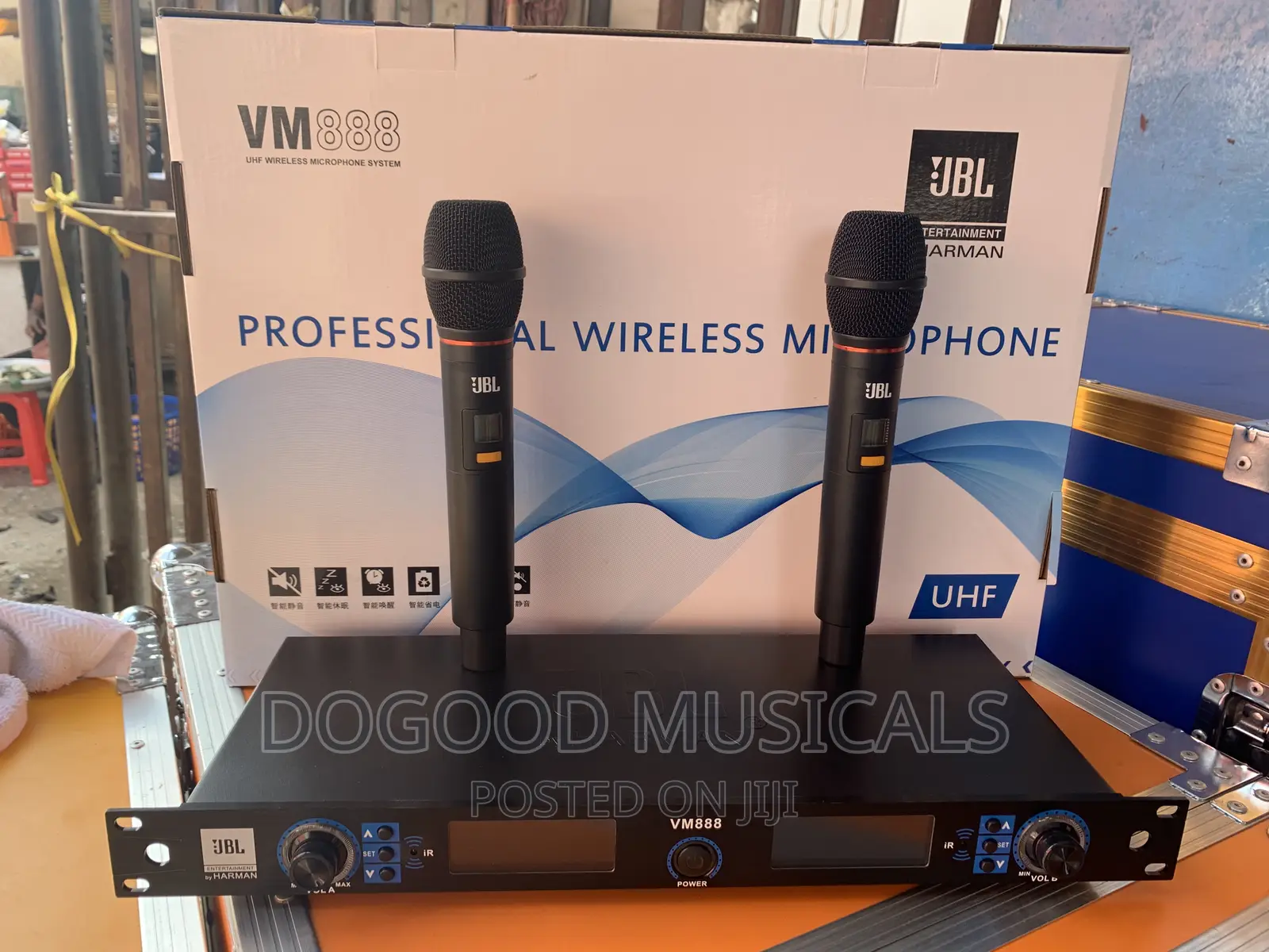 JBL VM888 UHF 2in1 Wireless Microphone