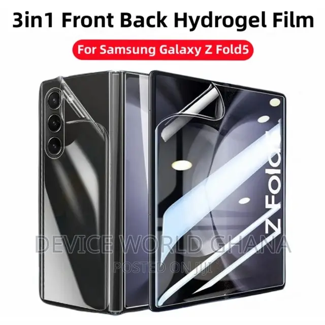 Hydrogel 3in1 Screen Protector F Samsung Z Fold 7 6 5 4 3