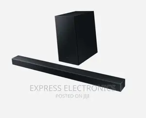 Adaptive __ Soundbar With Woofer Samsung Black 