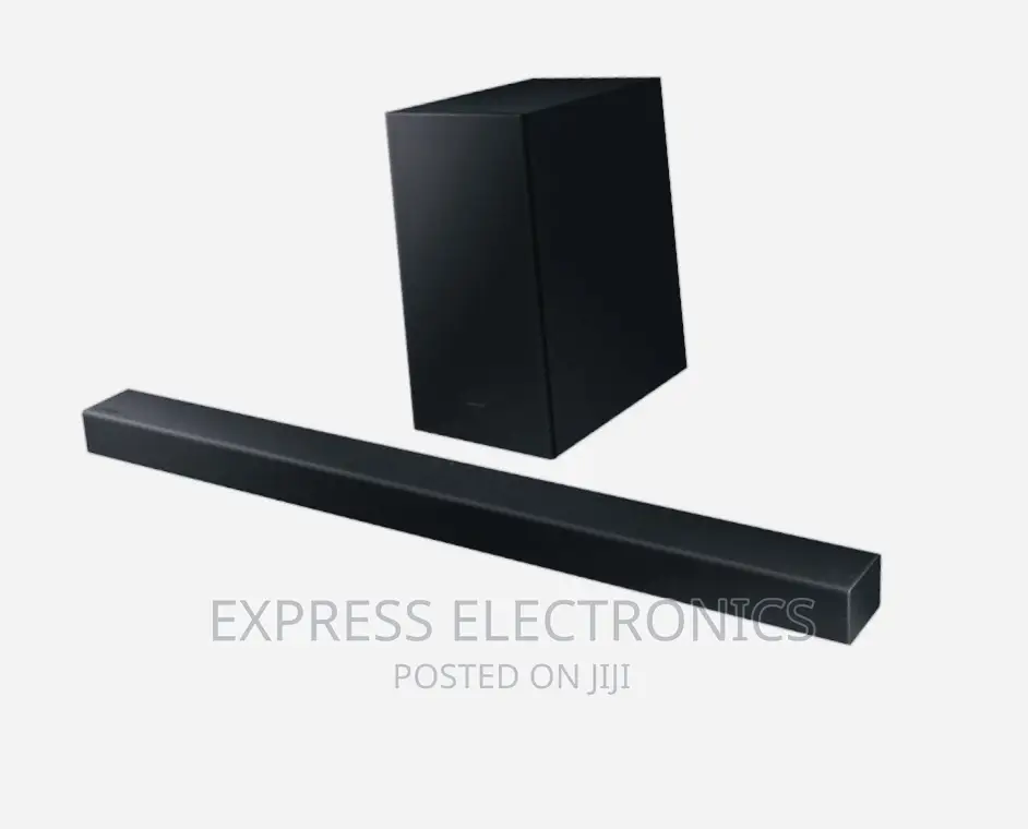 Adaptive __ Soundbar With Woofer Samsung Black 