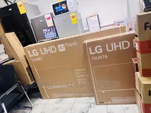 Smart Glossy Slim Sharp Display LG 75”UR78