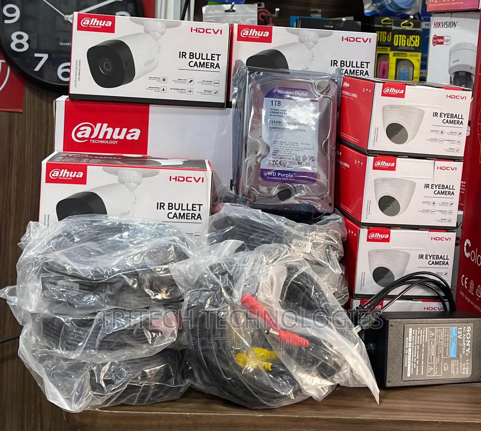 Dahua 8ch KIT 1080P (2mp) With 1TB HDD