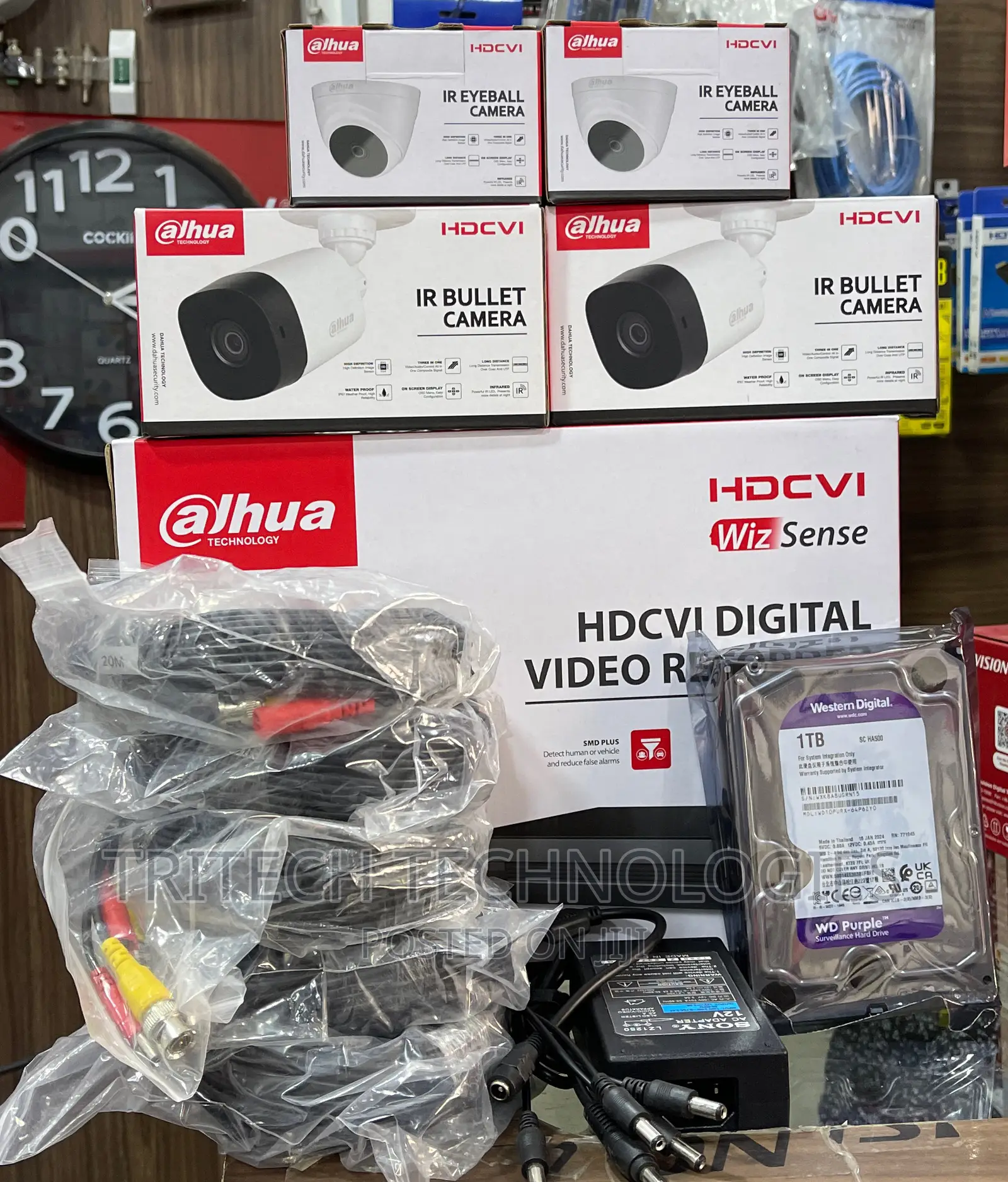 Dahua 8ch KIT 1080P (2mp) With 1 TB HDD