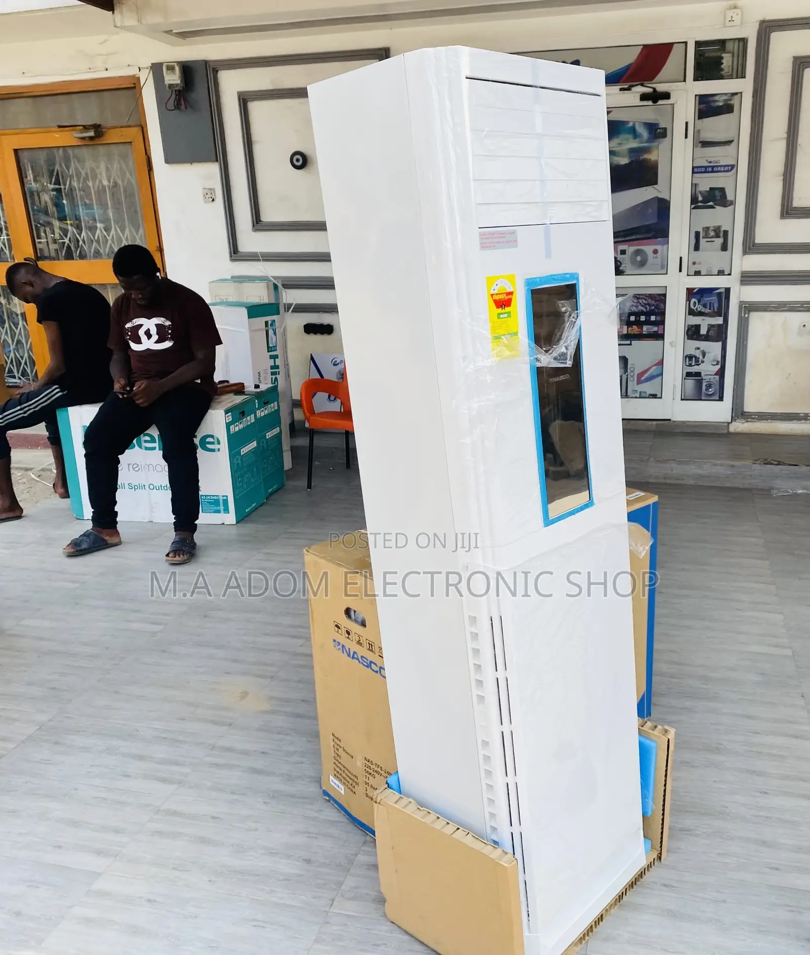 Sleek Deigned Nasco 2.5hp Floor Standing Electric Ac(White).