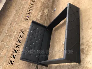 Black Queen Size Leather Bed Frame