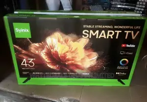 43” Smart Android Voice-controlled Led Tv|Frameless|Syinix|Japan Brand
